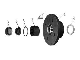 image de Kit moyeu 4x100 PAILLARD | Essieu non freiné | Roulement cartouche